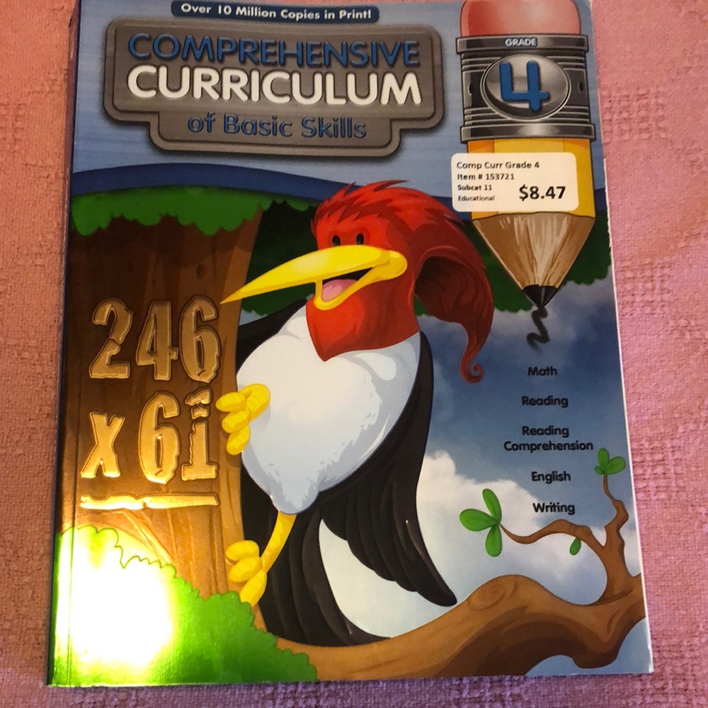 Grade 4 workbook Comprehensive Curriculum of Basic Skills